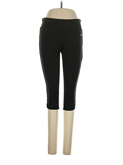 Pre-owned Nike Active Pants In Black
