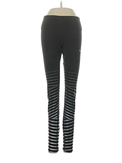 Pre-owned Nike Active Pants In Black