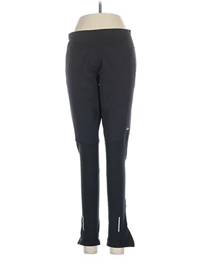 Pre-owned Nike Active Pants In Black
