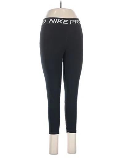 Pre-owned Nike Active Pants In Black
