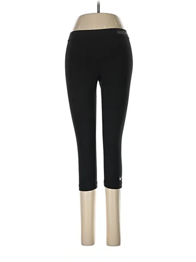 Pre-owned Nike Active Pants In Black