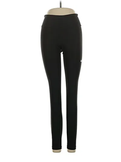Pre-owned Nike Active Pants In Black