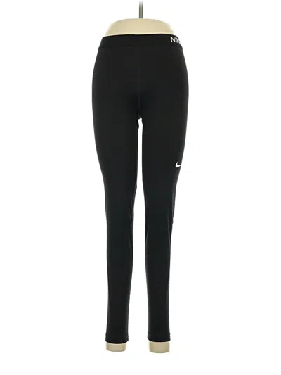 Pre-owned Nike Active Pants In Black