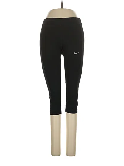 Pre-owned Nike Active Pants In Black