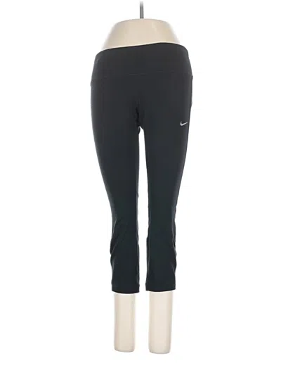 Pre-owned Nike Active Pants In Black
