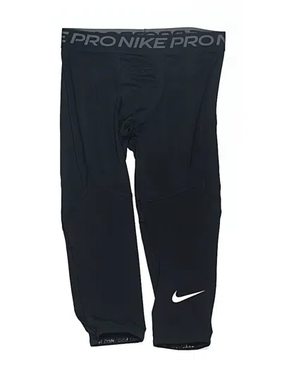 Pre-owned Nike Kids' Active Pants In Black