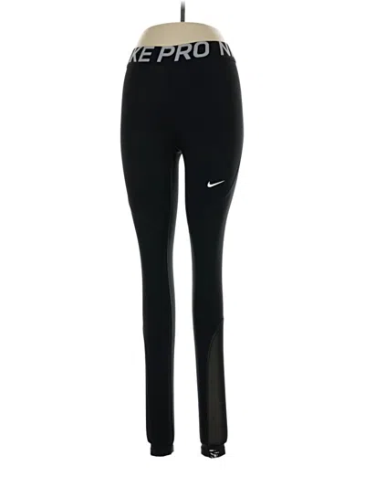 Pre-owned Nike Active Pants In Black