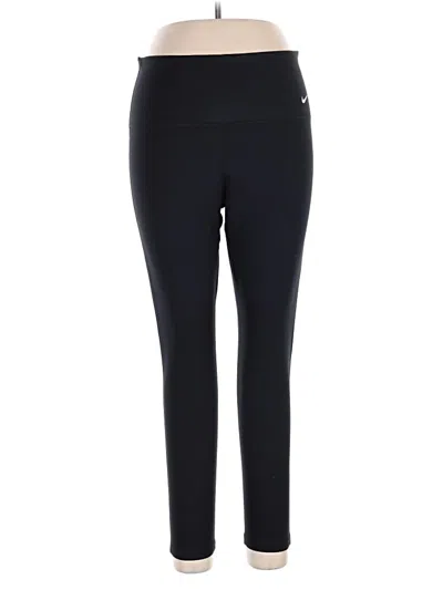Pre-owned Nike Active Pants In Black