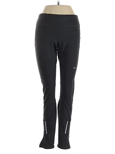 Pre-owned Nike Active Pants In Black