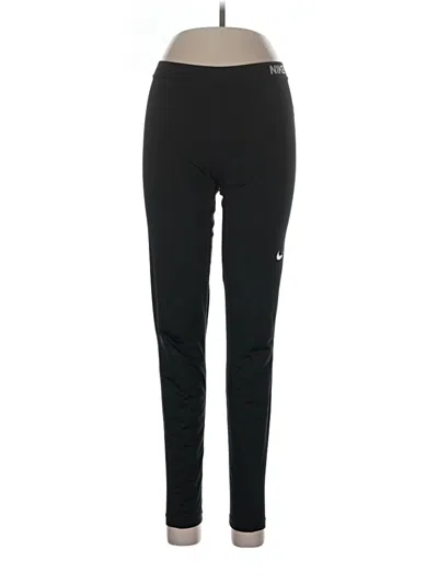 Pre-owned Nike Active Pants In Black
