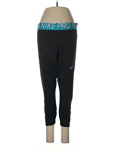 Pre-owned Nike Active Pants In Black