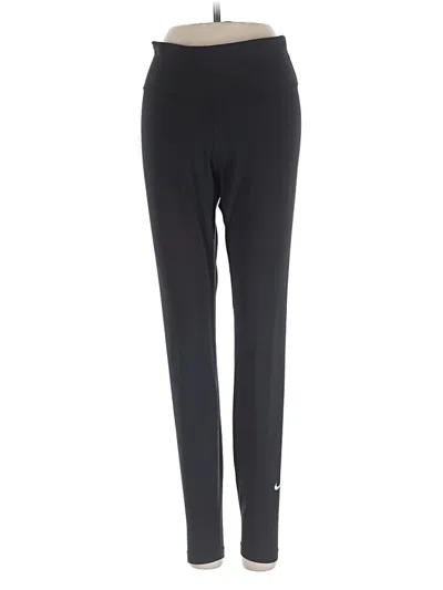 Pre-owned Nike Active Pants In Black