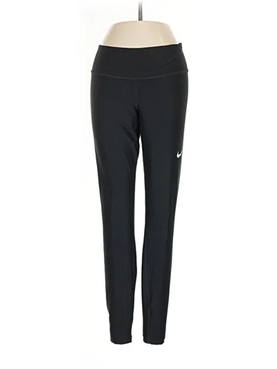 Pre-owned Nike Active Pants In Black
