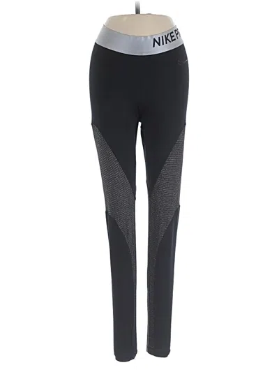 Pre-owned Nike Active Pants In Black