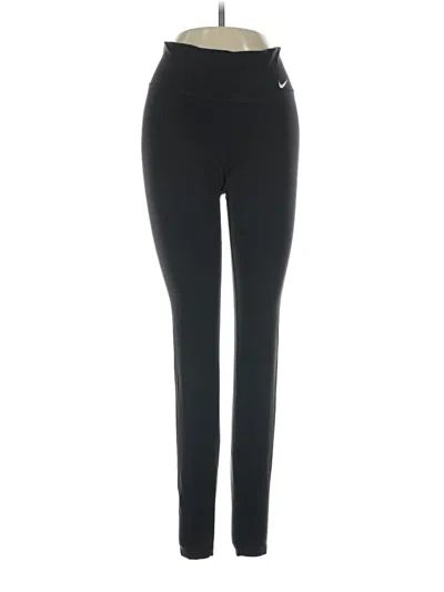 Pre-owned Nike Active Pants In Black