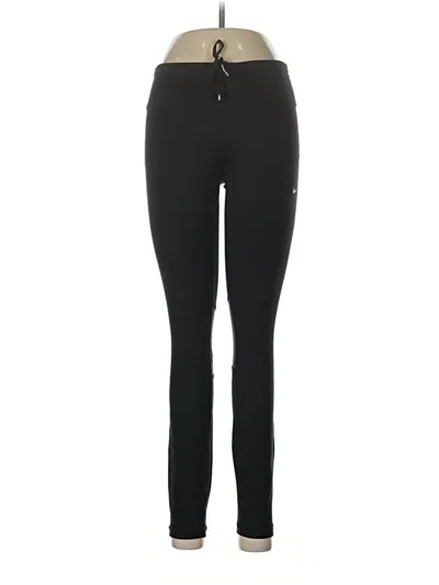 Pre-owned Nike Active Pants In Black