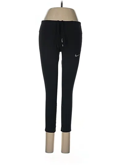 Pre-owned Nike Active Pants In Black