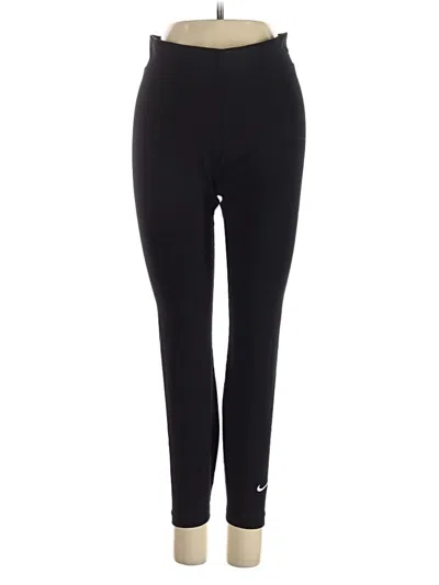 Pre-owned Nike Active Pants In Black
