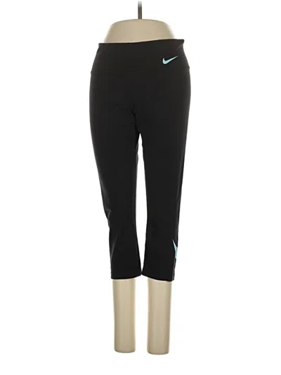 Pre-owned Nike Active Pants In Black