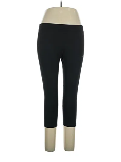 Pre-owned Nike Active Pants In Black