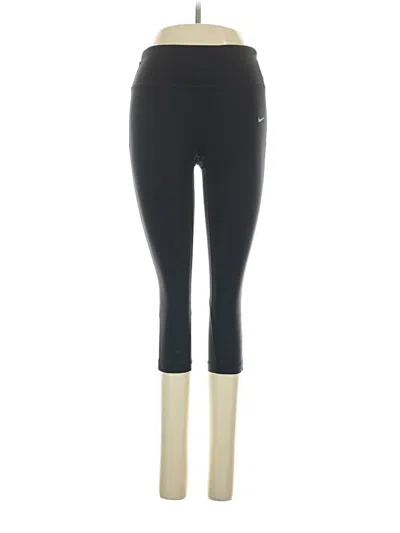 Pre-owned Nike Active Pants In Black