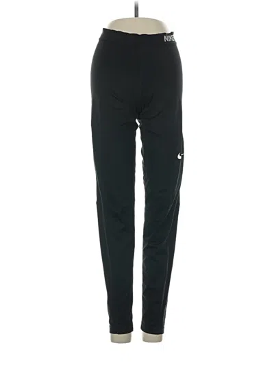 Pre-owned Nike Active Pants In Black