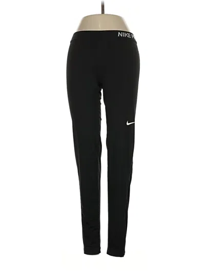 Pre-owned Nike Active Pants In Black