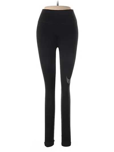 Pre-owned Nike Active Pants In Black
