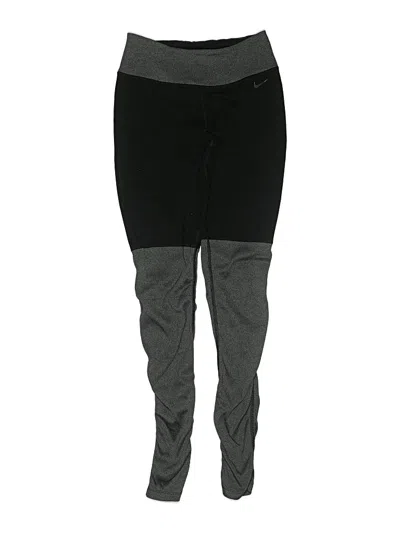Pre-owned Nike Kids' Active Pants In Black