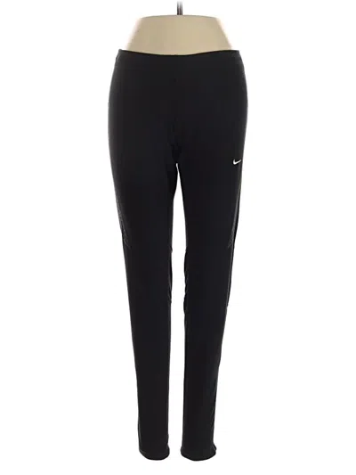 Pre-owned Nike Active Pants In Black