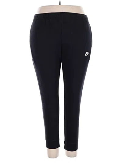 Pre-owned Nike Active Pants In Black