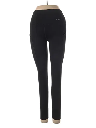 Pre-owned Nike Active Pants In Black