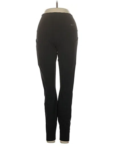 Pre-owned Nike Active Pants In Black