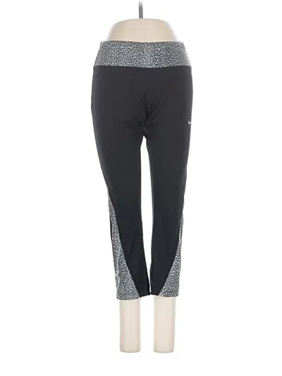 Pre-owned Nike Active Pants In Black
