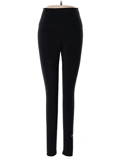 Pre-owned Nike Active Pants In Black