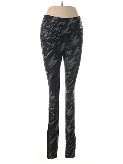 Pre-owned Nike Active Pants In Black