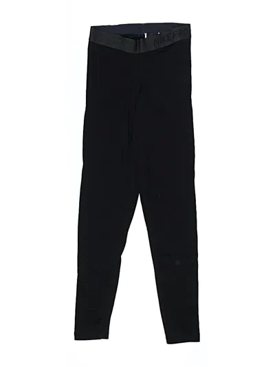Pre-owned Nike Kids' Active Pants In Black