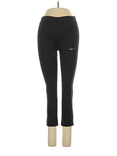 Pre-owned Nike Active Pants In Black