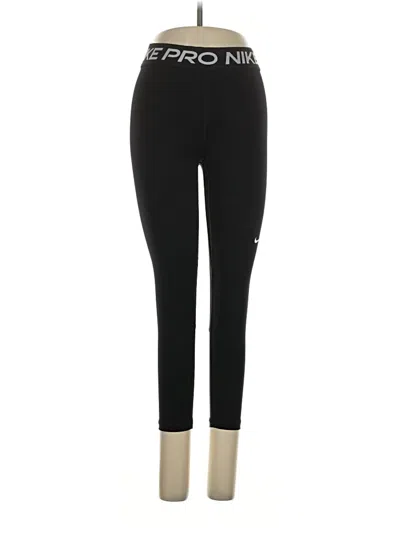 Pre-owned Nike Active Pants In Black