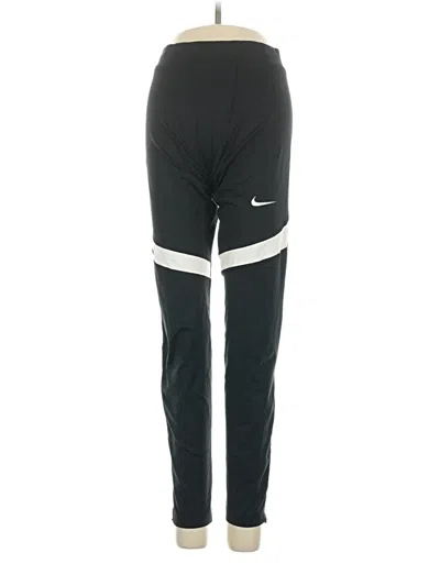 Pre-owned Nike Active Pants In Black