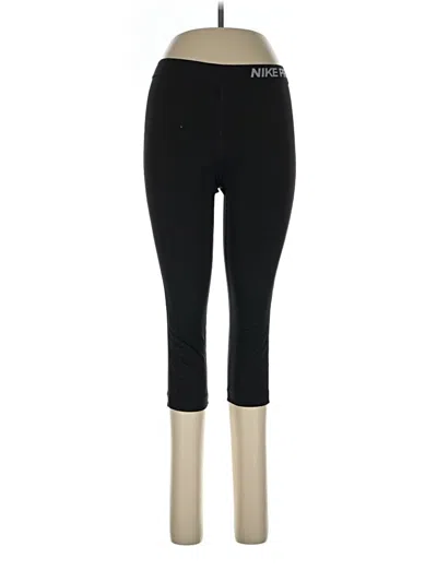 Pre-owned Nike Active Pants In Black