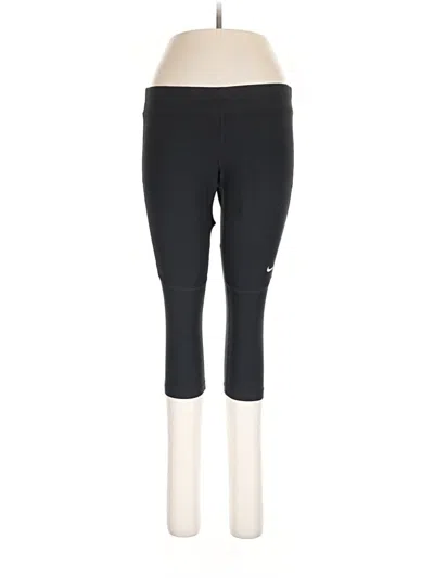 Pre-owned Nike Active Pants In Black