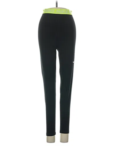 Pre-owned Nike Active Pants In Black
