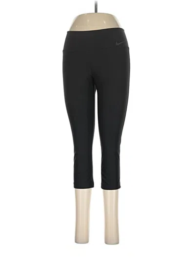 Pre-owned Nike Active Pants In Black