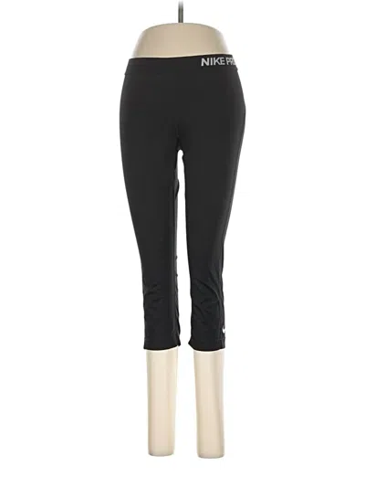 Pre-owned Nike Active Pants In Black