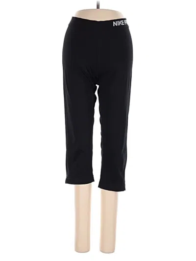 Pre-owned Nike Active Pants In Black