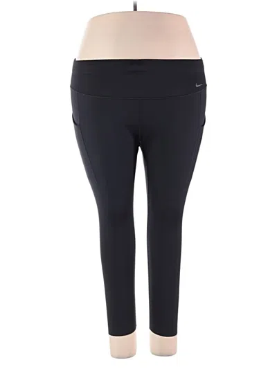Pre-owned Nike Active Pants In Black