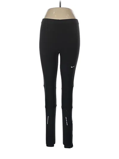 Pre-owned Nike Active Pants In Black
