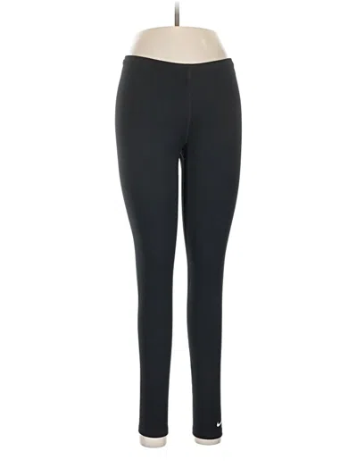 Pre-owned Nike Active Pants In Black