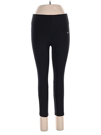Pre-owned Nike Active Pants In Black